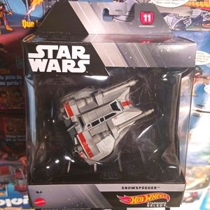 Star Wars × Hot Wheels SNOWSPEEDER, 1:50, Grey + Orange.